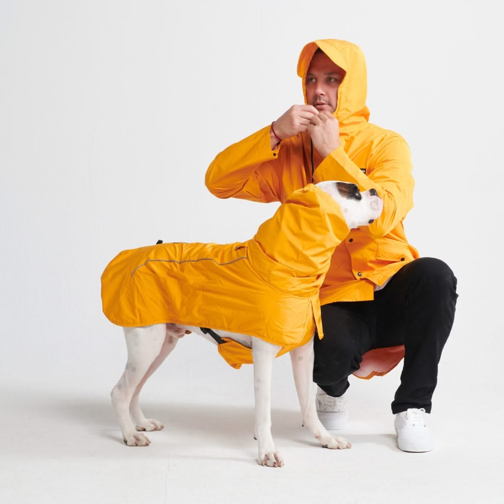 Spark Paws Raincoat Human and Dog Matching Waterproof Breathable