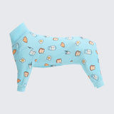 Dog Pajama - Breakfast Blue