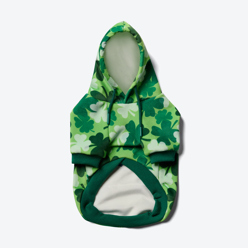 St. Patty's Dog Hoodie - Shamrocks (Limited Edition)