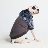 Grey Camo Dog Hoodie