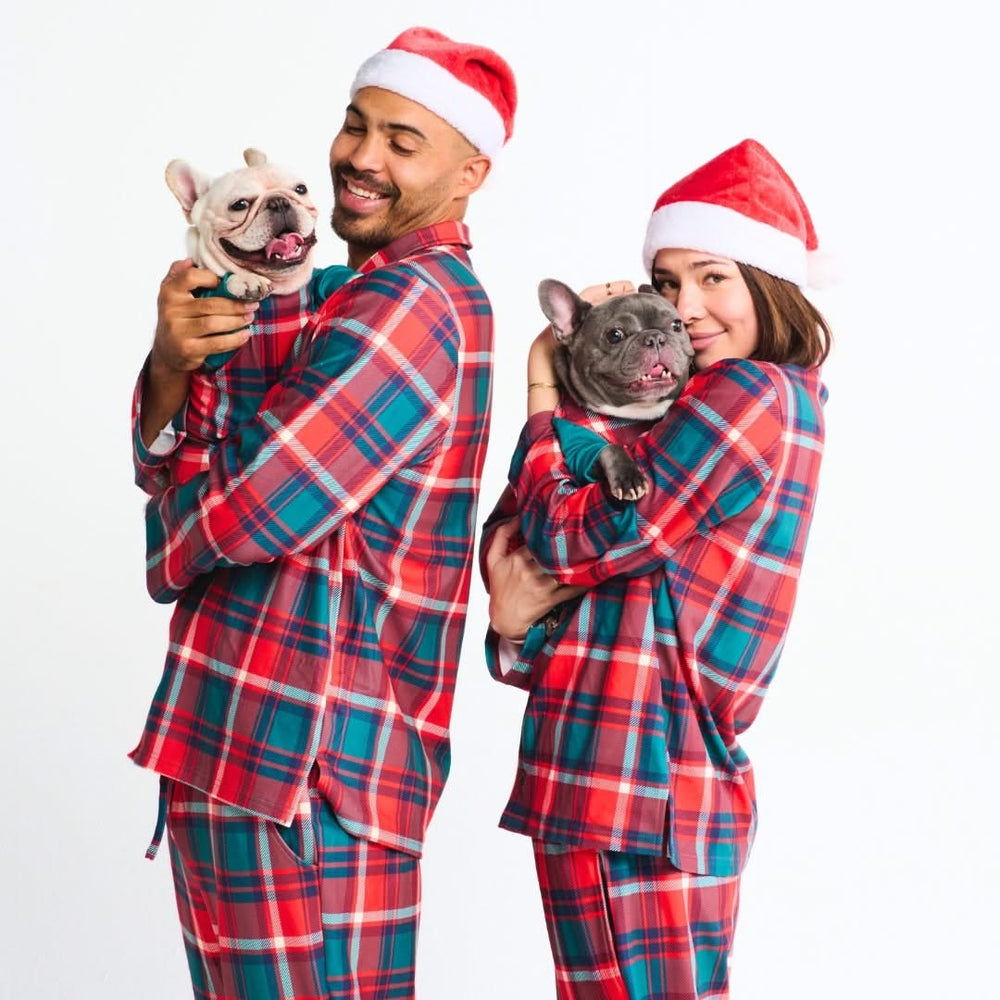 Matching owner and dog christmas pajamas sale