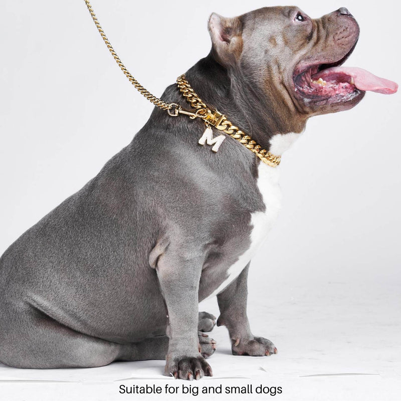 Pet Dog Chain Collar for Pitbull Doberman Bulldog 20mm Stainless Steel Wide New