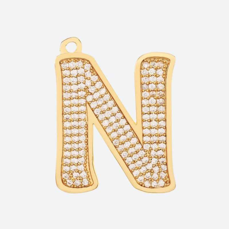 Gold Initial Letter Jewelry Tag for Dogs - B – SPARK PAWS